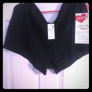 Woman’s bathing suit bottom.